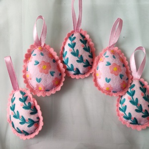 Filc húsvéti dísz - otthon & életmód - dekoráció - dísztárgy - Meska.hu