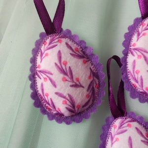 Filc húsvéti dísz, Otthon & Életmód, Dekoráció, Dísztárgy, Varrás, MESKA