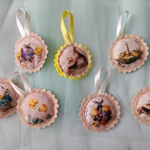 Filc húsvéti dísz - otthon & életmód - dekoráció - dísztárgy - Meska.hu