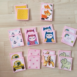 Filc memóriakártya szett - játék & sport - készségfejlesztő és logikai játék - memória játékok - Meska.hu