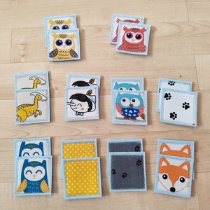 Filc memóriakártya szett - játék & sport - készségfejlesztő és logikai játék - memória játékok - Meska.hu