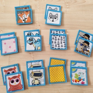 Filc memóriakártya szett - játék & sport - készségfejlesztő és logikai játék - memória játékok - Meska.hu