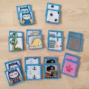 Filc memóriakártya szett - játék & sport - készségfejlesztő és logikai játék - memória játékok - Meska.hu