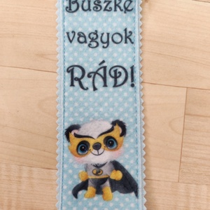 Filc könyvjelző - könyv & zene - könyvjelző - Meska.hu