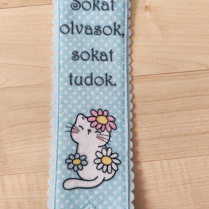 Filc könyvjelző - könyv & zene - könyvjelző - Meska.hu