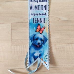 Filc könyvjelző, Könyv & Zene, Könyvjelző, Varrás, MESKA