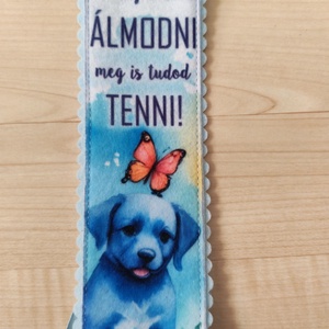 Filc könyvjelző - könyv & zene - könyvjelző - Meska.hu