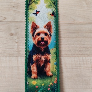 Filc könyvjelző - könyv & zene - könyvjelző - Meska.hu