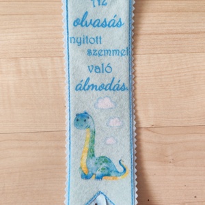 Filc könyvjelző - könyv & zene - könyvjelző - Meska.hu