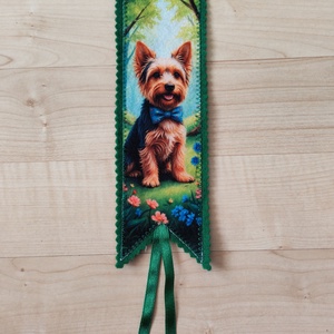 Filc könyvjelző, Könyv & Zene, Könyvjelző, Varrás, MESKA