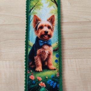 Filc könyvjelző - könyv & zene - könyvjelző - Meska.hu