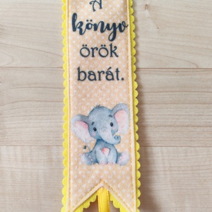 Filc könyvjelző - könyv & zene - könyvjelző - Meska.hu