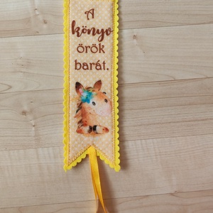 Filc könyvjelző, Könyv & Zene, Könyvjelző, Varrás, MESKA