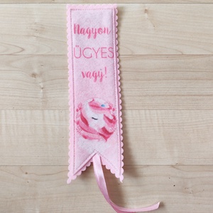 Filc könyvjelző - könyv & zene - könyvjelző - Meska.hu