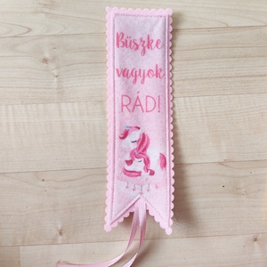 Filc könyvjelző, Könyv & Zene, Könyvjelző, Varrás, MESKA