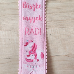 Filc könyvjelző - könyv & zene - könyvjelző - Meska.hu