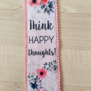 Filc könyvjelző, Könyv & Zene, Könyvjelző, Varrás, MESKA