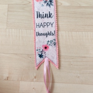 Filc könyvjelző - könyv & zene - könyvjelző - Meska.hu