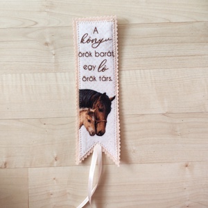 Filc könyvjelző, Könyv & Zene, Könyvjelző, Varrás, MESKA