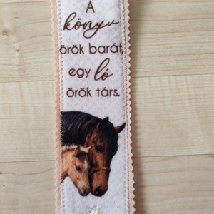 Filc könyvjelző - könyv & zene - könyvjelző - Meska.hu