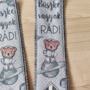 Filc könyvjelző, Könyv & Zene, Könyvjelző, Varrás, MESKA