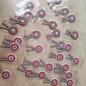 Filc kokárdák - Meska.hu