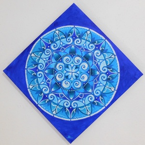 Belső béke mandala - akril festmény - művészet - festmény - akril - Meska.hu