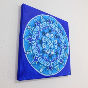 Belső béke mandala - akril festmény - művészet - festmény - akril - Meska.hu