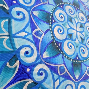Belső béke mandala - akril festmény - művészet - festmény - akril - Meska.hu