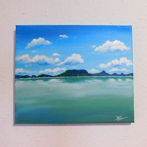 Balaton - akril festmény -  - Meska.hu