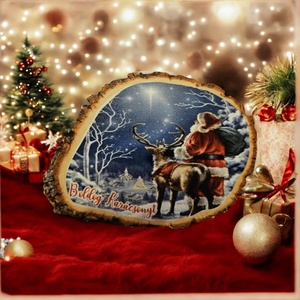 Mikulásos karácsonyi hűtőmágnes, Otthon & Életmód, Konyhafelszerelés, tálalás, Konyhai dekoráció, Hűtőmágnes, , MESKA