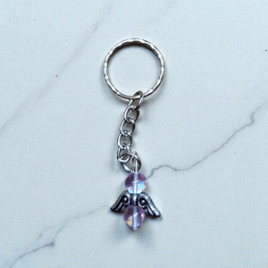 Fehér aura kvarc angyal kulcstartó, Táska & Tok, Kulcstartó & Táskadísz, Kulcstartó, , MESKA