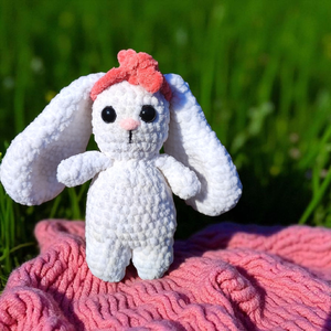 Horgolt plüss nyuszi - Meska.hu