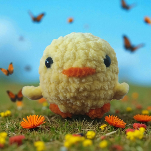 Horgolt plüss mini csibe  - Meska.hu