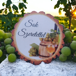Sok szeretettel...hűtőmágnes - Meska.hu