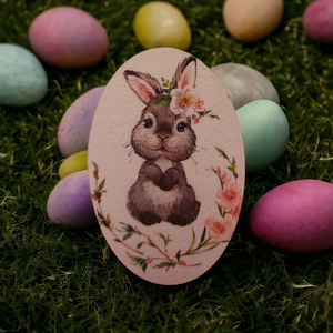 Tojás alakú nyuszis hűtőmágnes, Otthon & Életmód, Konyhafelszerelés, tálalás, Konyhai dekoráció, Hűtőmágnes, , MESKA