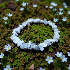 Howlit szemcsés ásványkarkötő - ékszer - karkötő - ásványkarkötő - Meska.hu