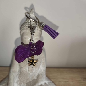 Lila csont alakú kulcstartó, Táska & Tok, Kulcstartó & Táskadísz, Kulcstartó, , MESKA