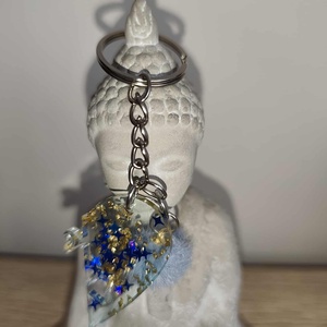 szívecskés páros kulcstartó - táska & tok - kulcstartó & táskadísz - kulcstartó - Meska.hu