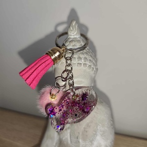 Rózsaszín-lila halacska kulcstartó, Táska & Tok, Kulcstartó & Táskadísz, Kulcstartó, Mindenmás, MESKA