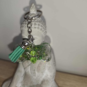 Zöld  álom Kutyacsont kulcstartó, Táska & Tok, Kulcstartó & Táskadísz, Kulcstartó, Mindenmás, MESKA