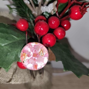 Rózsaszín köves karperec, Ékszer, Karkötő, Karperec, Mindenmás, MESKA