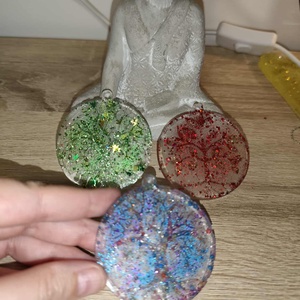 3db-os karácsonyfa dísz szett, Karácsony, Karácsonyi lakásdekoráció, Karácsonyfadíszek, Mindenmás, MESKA