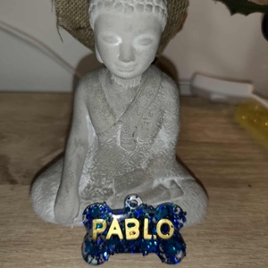 Névre szóló kutyacsont medál - Meska.hu