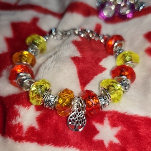 Napkelte �lom karl�nc , Ékszer, Karkötő, Charm karkötő, Gyöngyfűzés, gyöngyhímzés, MESKA