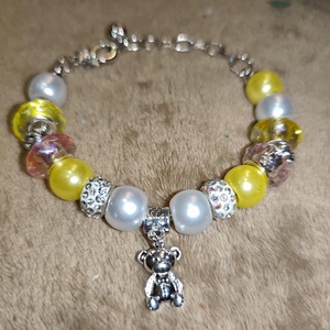 Layanna Gyermekvilág Karkötő, Ékszer, Karkötő, Karkötő medállal, Gyöngyfűzés, gyöngyhímzés, MESKA