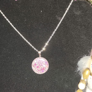 Layanna Pink álom Nyaklánc - ékszer - nyaklánc - medálos nyaklánc - Meska.hu