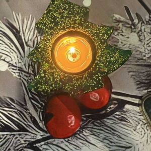 Karácsonyfa mécsestartó - AJÁNDÉK RENDELÉSED MELLÉ!, Karácsony, Karácsonyi lakásdekoráció, Ünnepi asztaldekoráció, Mindenmás, MESKA