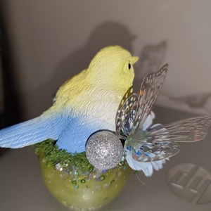 Mad�rk�s asztali dísz  - otthon & életmód - dekoráció - asztal és polc dekoráció - asztaldísz - Meska.hu