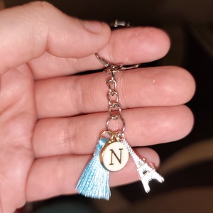 Betűs kulcstartó - Meska.hu